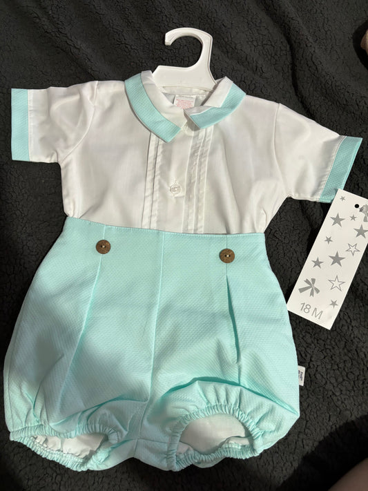 Mint Boys Shorts Set